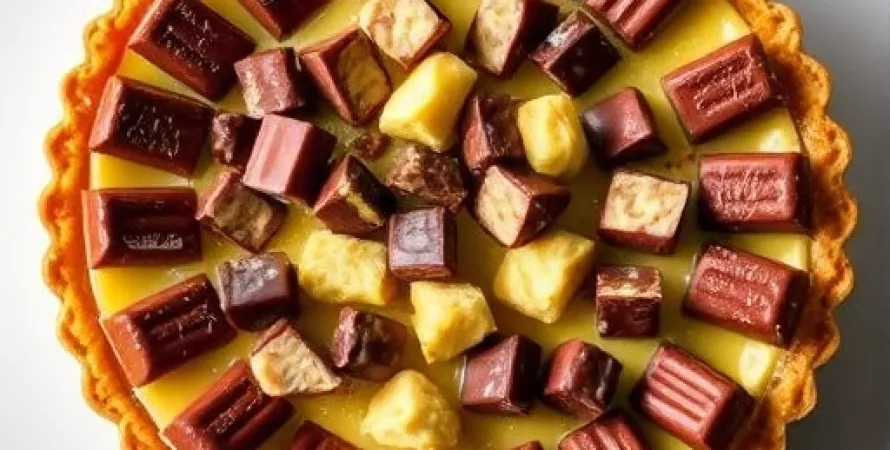 Tarte aux candy bars