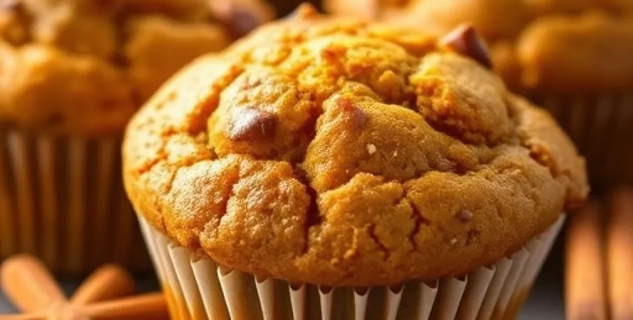 Muffins au potiron et gingembre