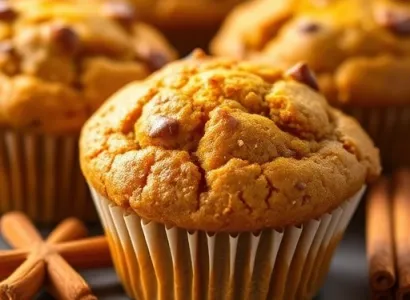 Muffins au potiron et gingembre