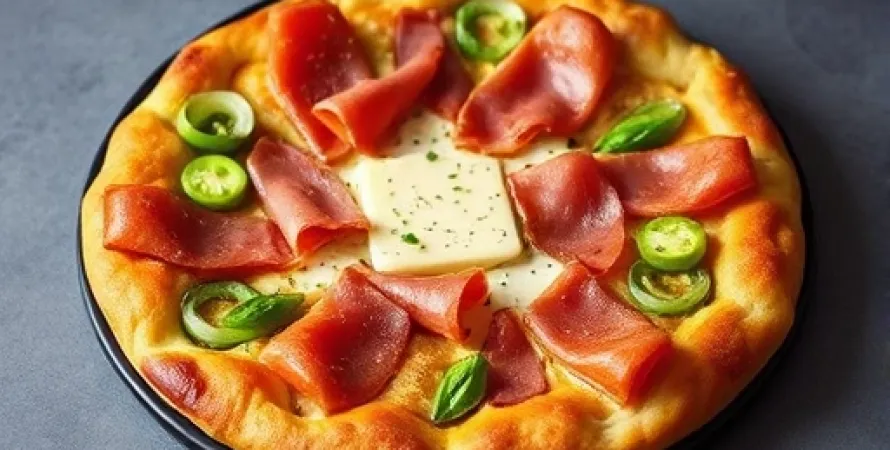 Tarte au Jambon et Fromage