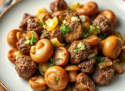 Champignons farcis à la mexicaine