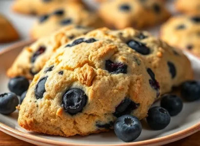 Scones aux Bleuets