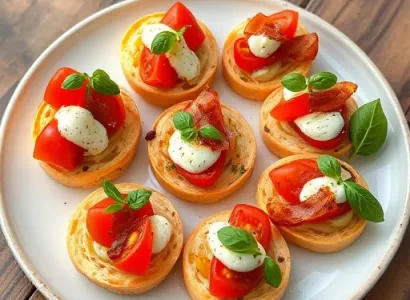 Canapés de Tomate