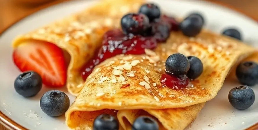 Crepes aux amandes