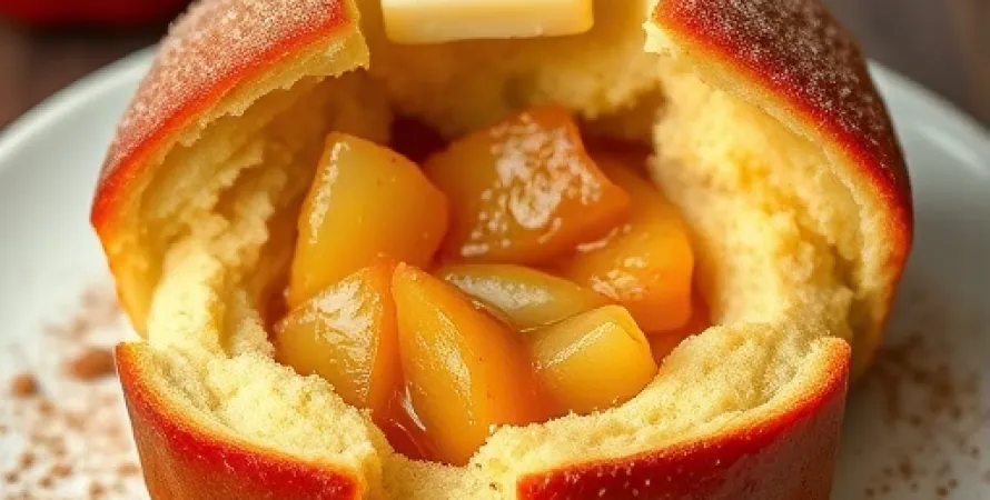 Pains à la compote de pommes