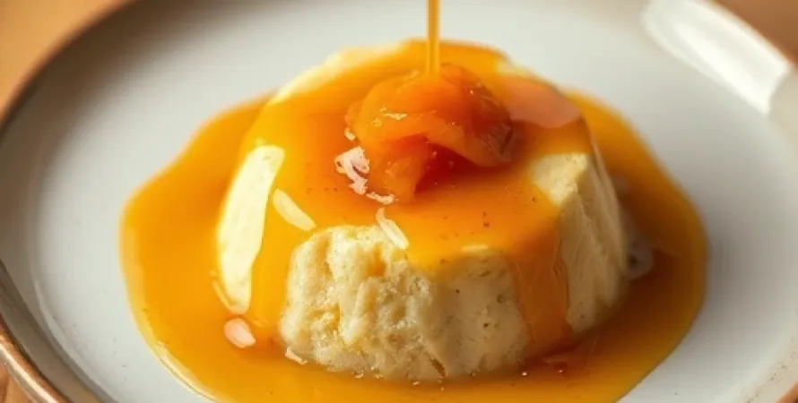 Pudding africain au miel d'apricot
