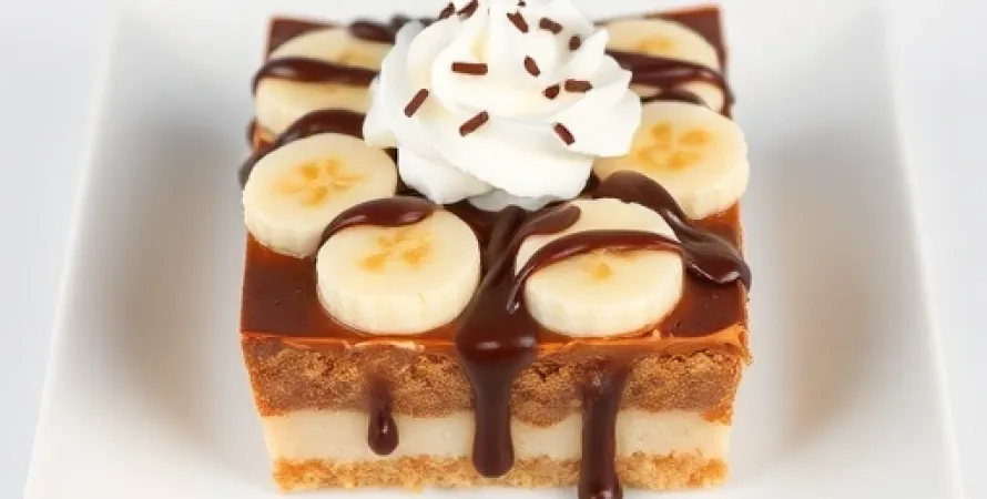 Tarte aux bananes et chocolat