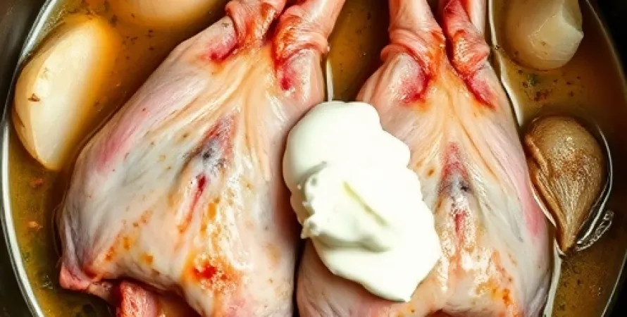 Lapin mariné au vinaigre