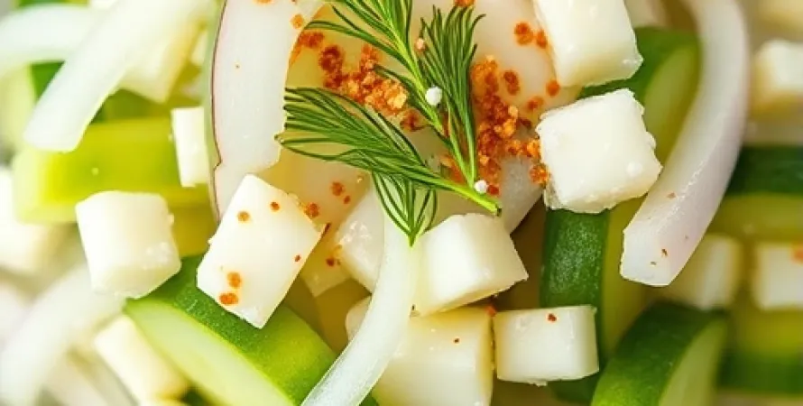 Concombre au fromage blanc