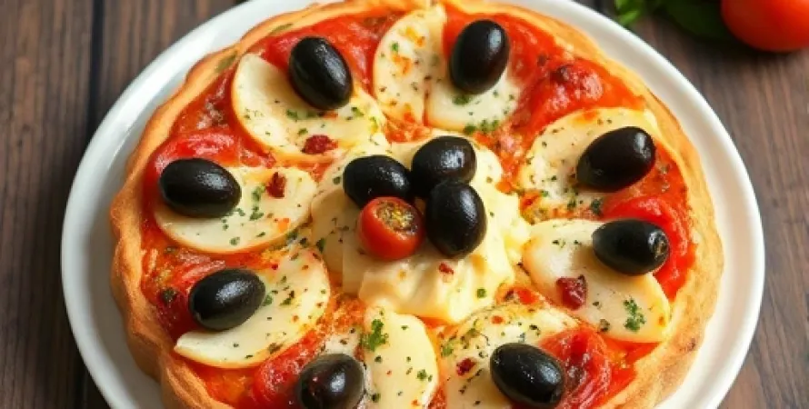 Tartine de maïs aux olives