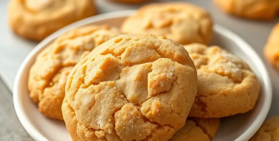 Cookies croustillants au sucre