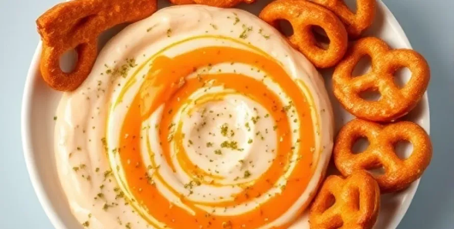 Dip aux pretzels au fromage bleu
