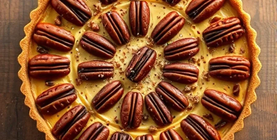 Tarte aux pecans au beurre