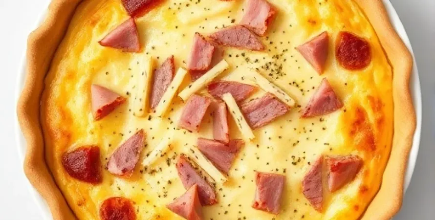 Quiche au Jambon et Fromage