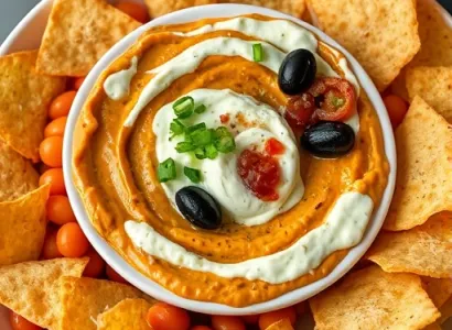 Dip aux haricots et fromage