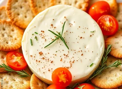 Apéritif au fromage et tomate