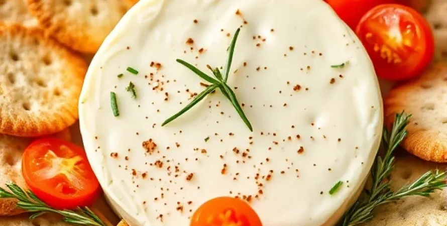 Apéritif au fromage et tomate