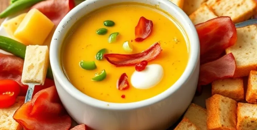 Fondue de pain italien