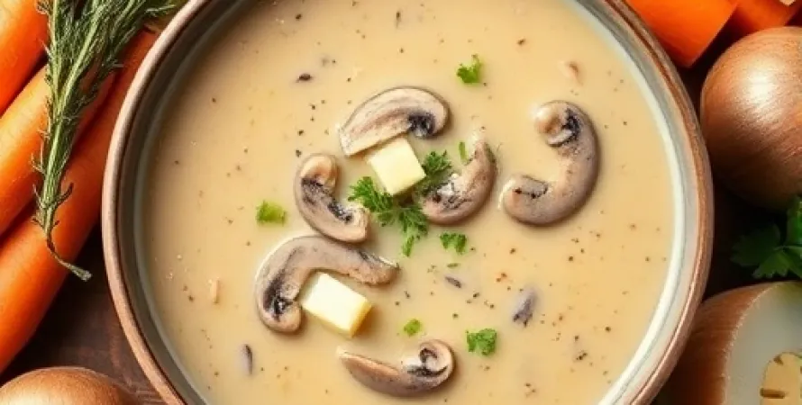 Potage de champignons