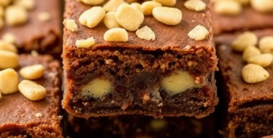 Brownies croquants au beurre de pistache