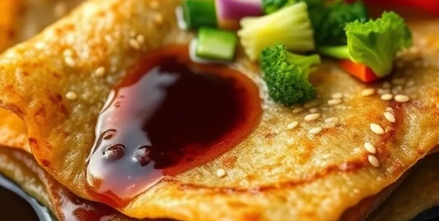 Crepes de haricots mung coréens