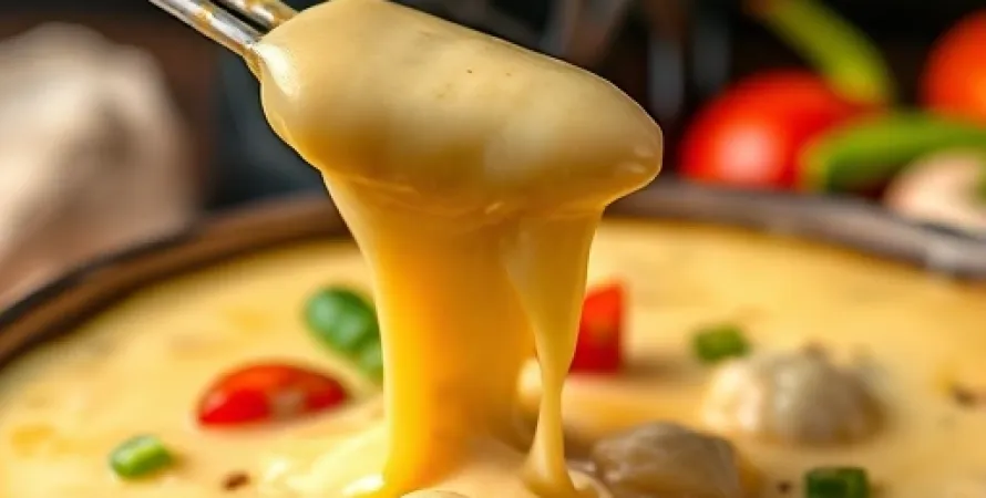 Fromage fondue aux piments