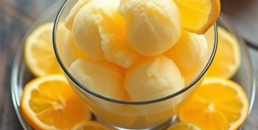 Sorbet au citron