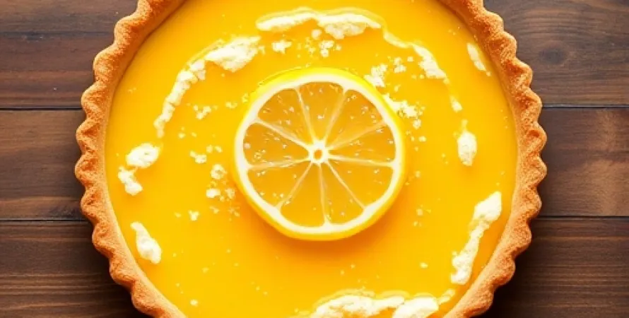Tarte au citron à double croûte