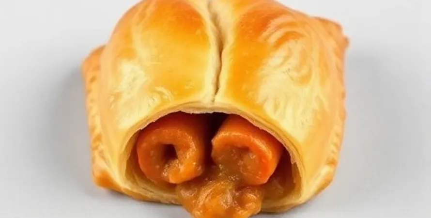 Pains au curry avec saucisses
