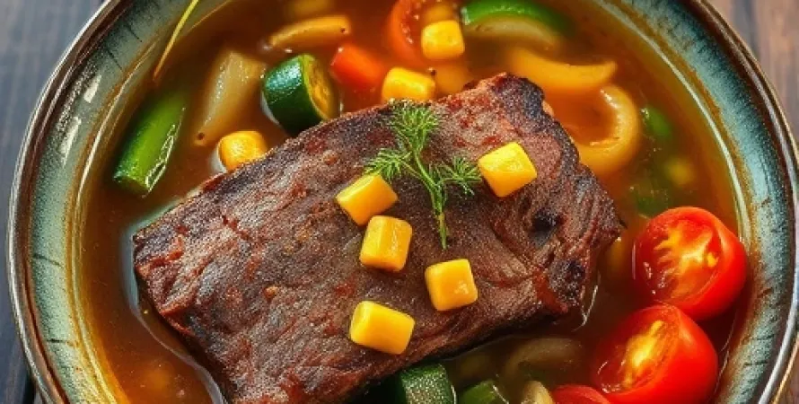 Soupe de Hamburger au Cookeur Lent