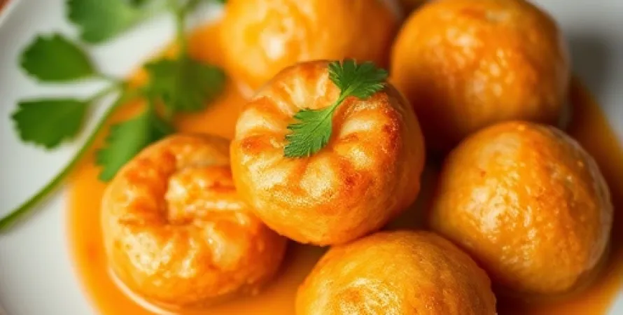 Beignets de crevettes au gingembre