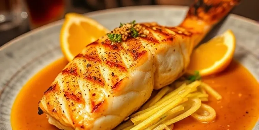 Saumon mariné à l'asiatique