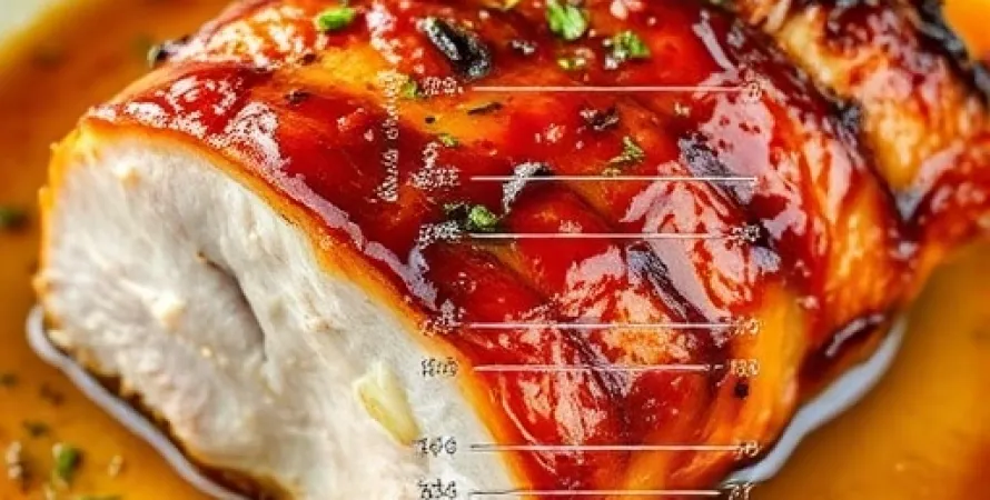 Porc rôti au jus d'orange