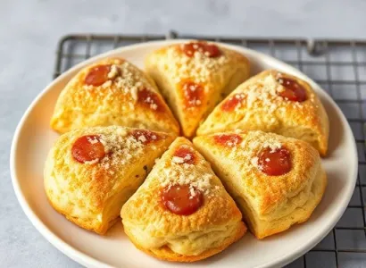 Scones au fromage et à la ciboulette