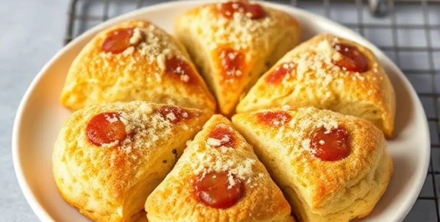 Scones au fromage et à la ciboulette
