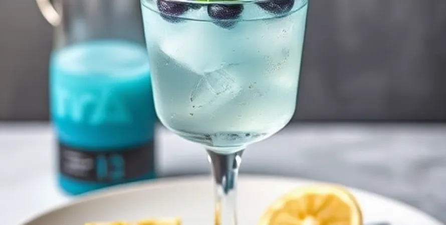 Margarita aux myrtilles