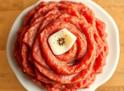 Purée de pommes de terre rouges