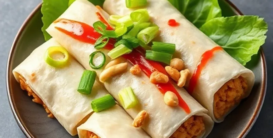 Rouleaux asiatiques de dinde
