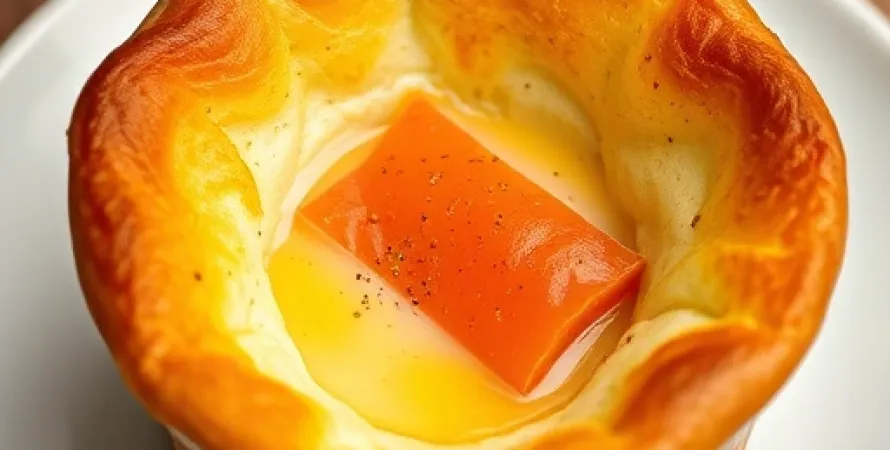 Soufflé de saumon fumé