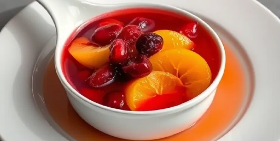 Compote de cranberries et mandarines