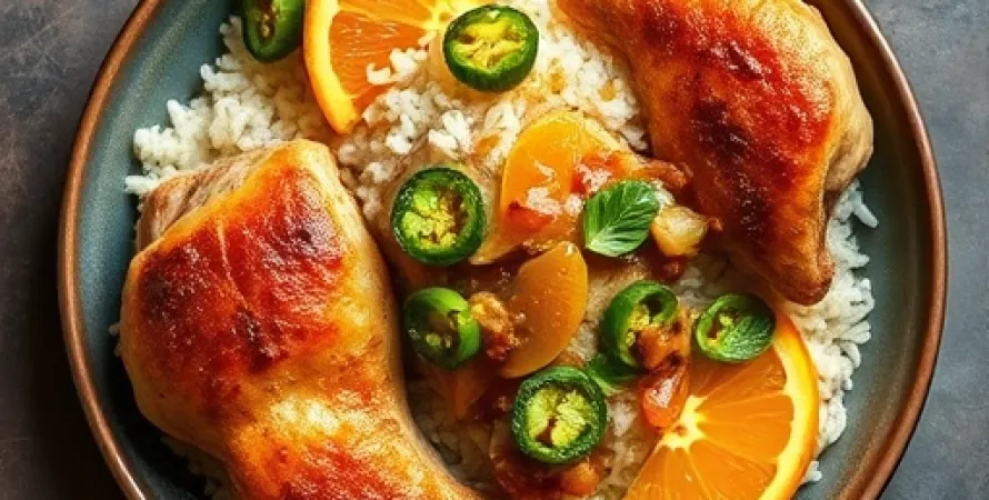 Poulet au jus d'orange