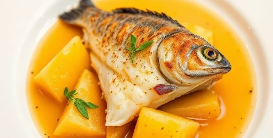 Recette Sauce au pomme et au gingembre pour le cabillaud