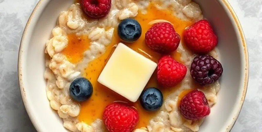 Flocons d'avoine aux berries