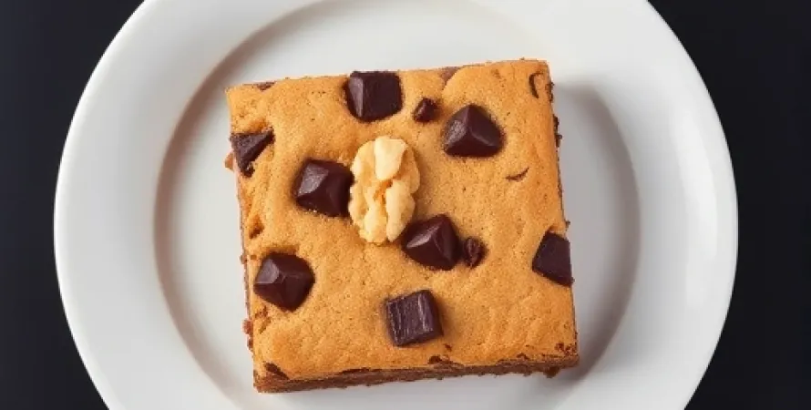 Biscuit au chocolat et noix