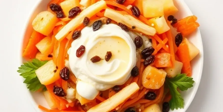 Salade de carottes et ananas