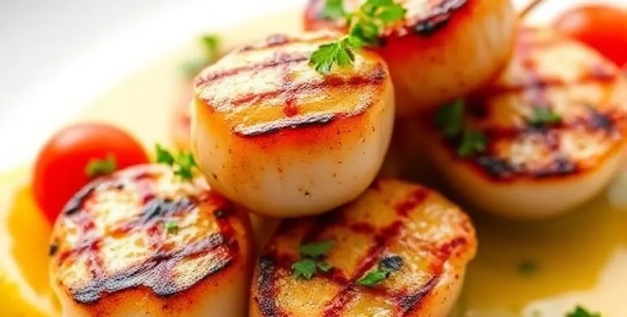 Brochettes de coquilles saint-jacques