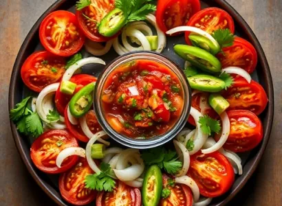 Salsa fraîche et épicée