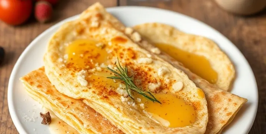 Crêpes véganes au blé