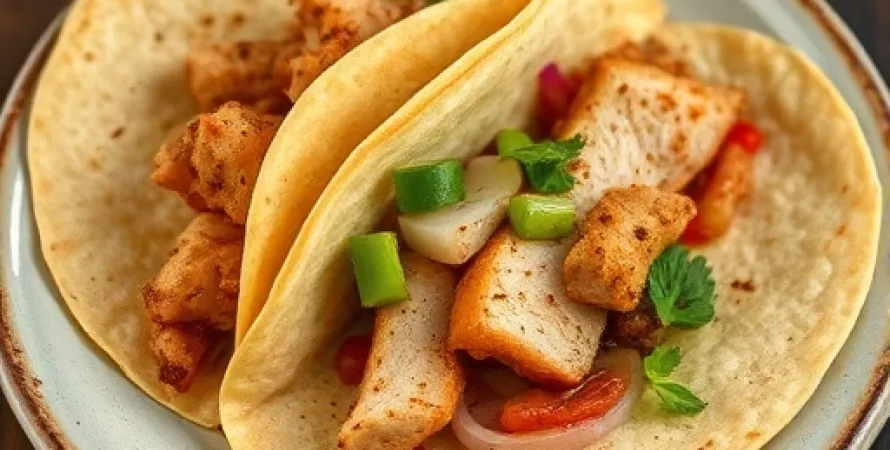 Tacos de poulet à la tahitienne