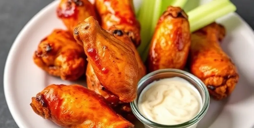 Ailes de poulet au style Buffalo